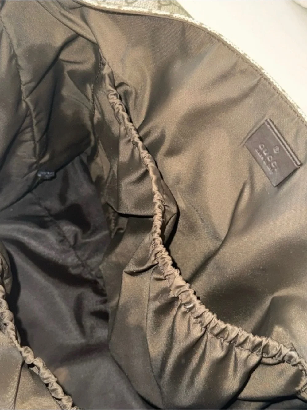 Guccis diaper bag